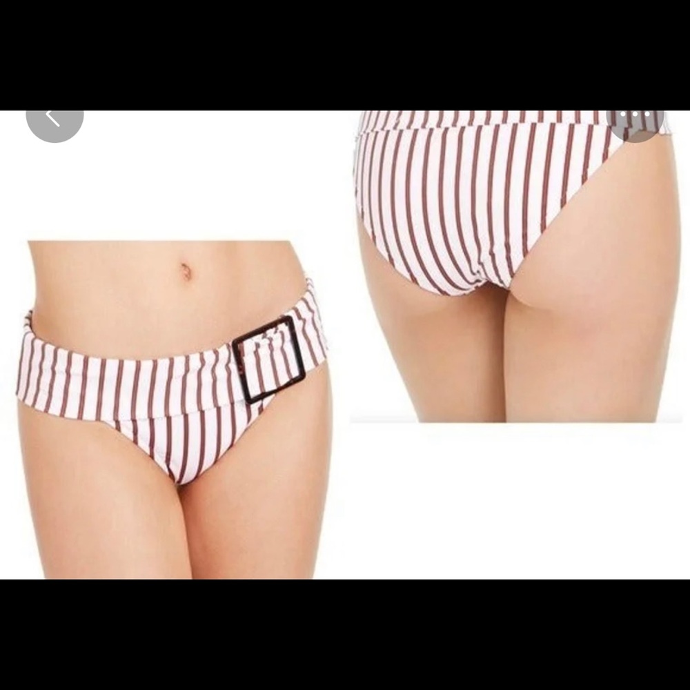 WeWhoreWhat Annie Striped Bikini SZ M